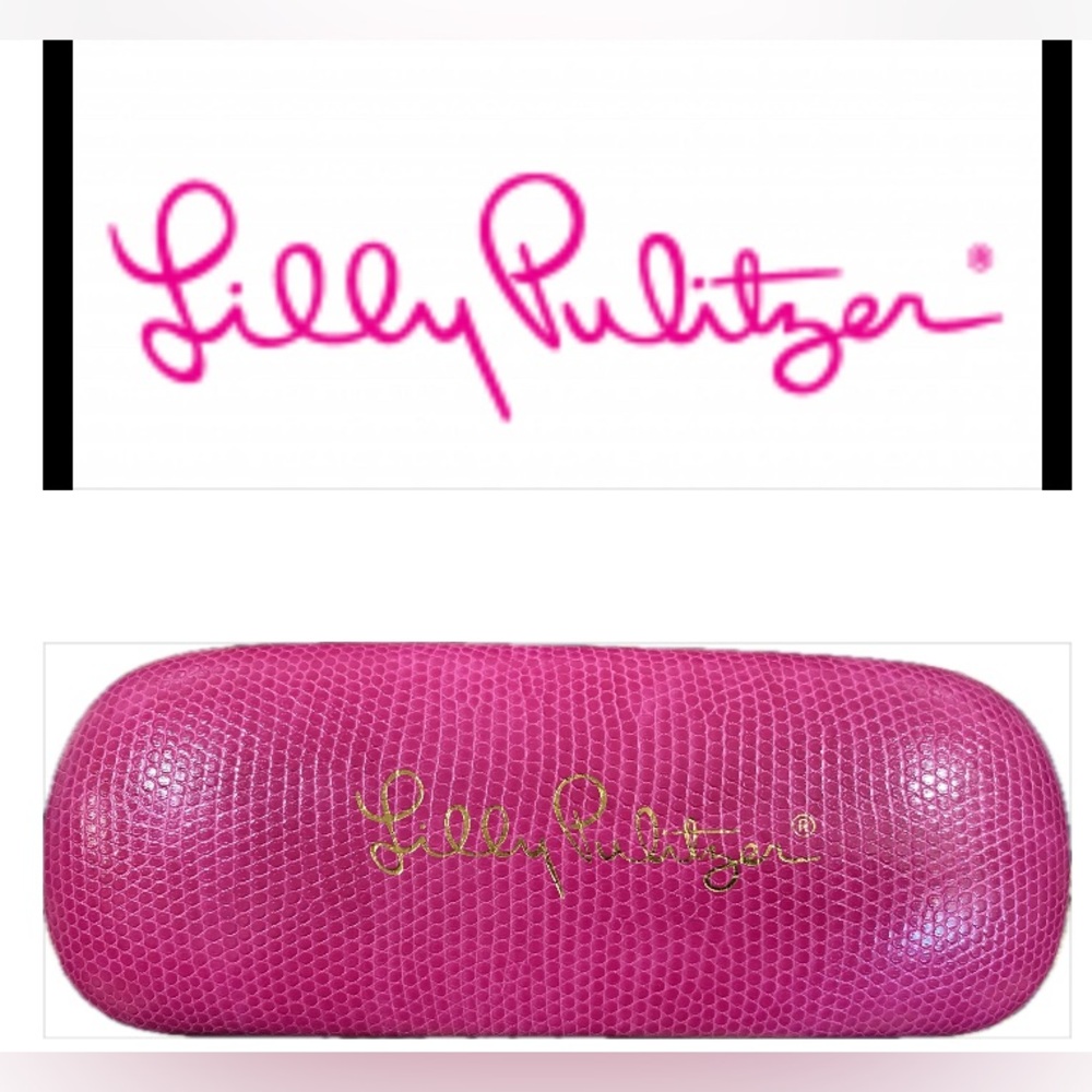 ⭐️Lilly Pulitzer Pink Hardshell Eyeglass Case